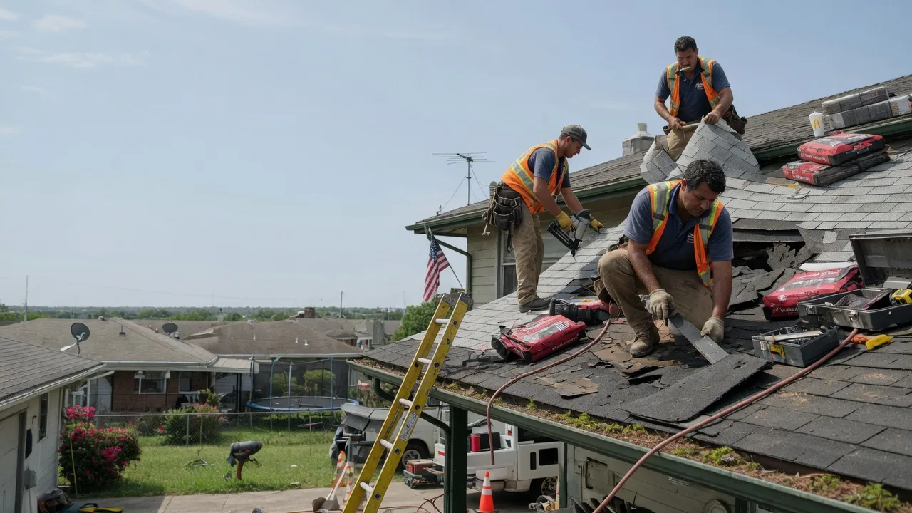 Roof Repair in Rhome, TX near me